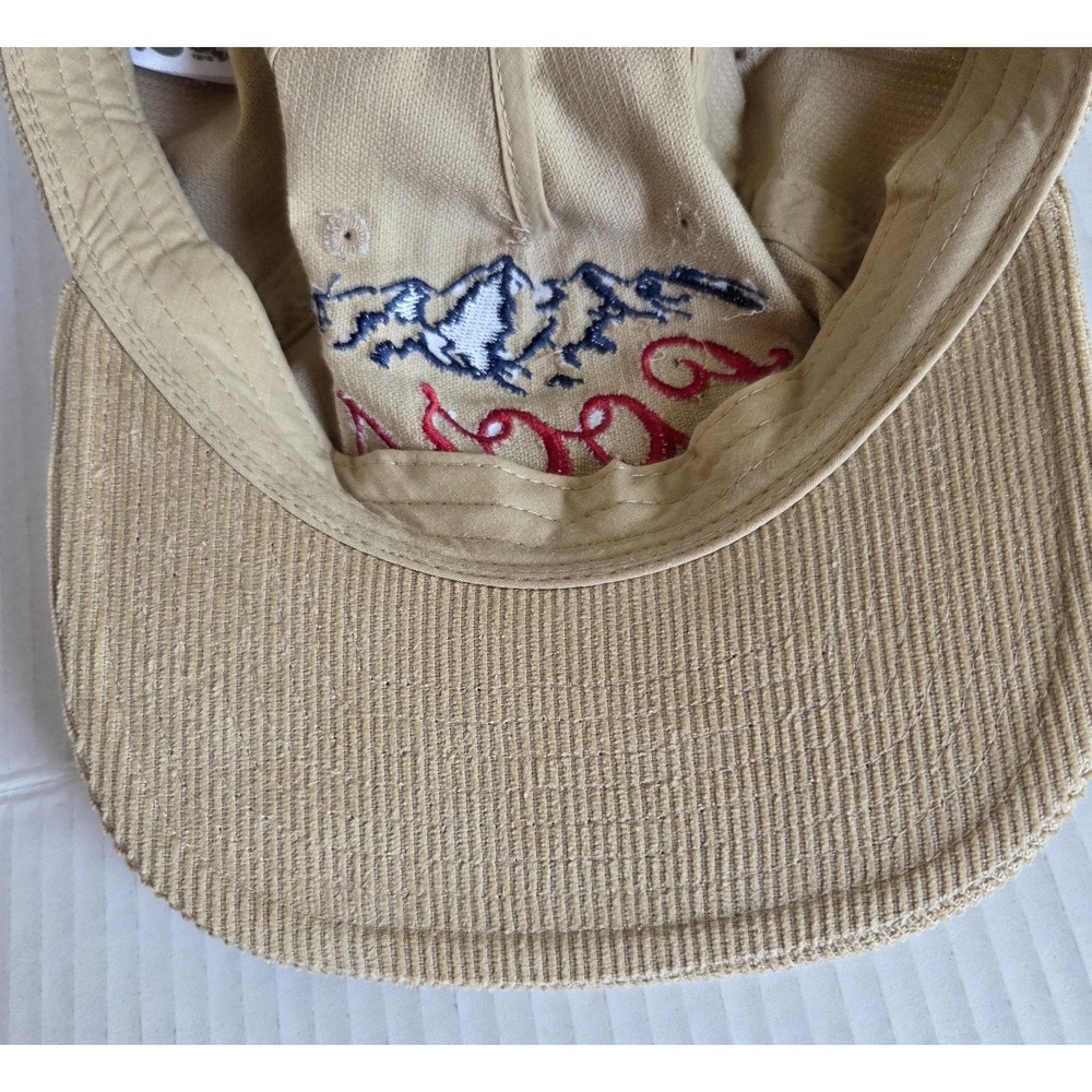 Coors Beer Corduroy Hat Cap Tan Snapback Golden Colorado Banquet Rockies - Picture 6 of 9